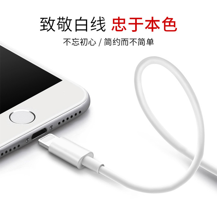 宏浩達iphone8/8plus/x蘋果快充數(shù)據(jù)線USB-C轉(zhuǎn)lightning