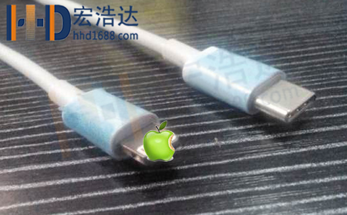 宏浩達iphone8/8plus/x蘋果快充數(shù)據(jù)線USB-C轉(zhuǎn)lightning